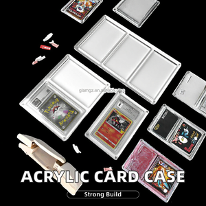 Acrylique transparent gradué pour <span class=keywords><strong>carte</strong></span> Pokemon 35pt boîtier de <span class=keywords><strong>dalle</strong></span> CGC CSG support d'affichage de protection de <span class=keywords><strong>dalle</strong></span> pour <span class=keywords><strong>la</strong></span> collecte et l'affichage de cartes - Product Image 2