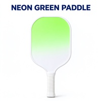 Raquette de pickleball personnalisée en fibre de verre avec poignée ergonomique antidérapante et noyau en nid d'abeille – Vente en gros usine