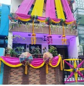 ผ้าเครปตกแต่งอย่างหรูหรามาใหม่สำหรับงานแต่งงานในร่มที่หรูหราทันสมัยผ้าม่านและฉากหลังเวทีสำหรับกิจกรรมกลางแจ้ง - Product Image 1