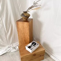 Table console moderne en bois massif artistique avec ornements floraux pour salon