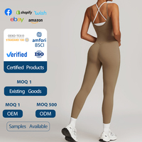 Kable Nouveau Vente en gros Body à élasticité serrée pour femmes Combinaison de yoga sans couture Combinaison de course pour dames Haut à bretelles et leggings
