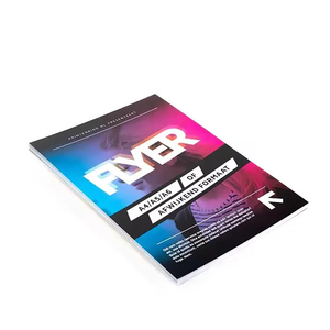 Pabrik kustom bisnis Flyers dua sisi pameran Matte UV proses katalog Glossy mengikat A4 A5 layanan cetak warna penuh - Product Image 1