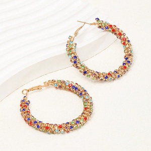 Pendientes de color nuevo de Jingciren Boutique, pendientes grandes de estilo retro, nuevo diseño de moda, elegante embalaje en caja de regalo - Product Image 6