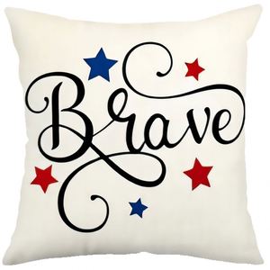 Independence Day <b>Pillow</b> Sofa Polyester Linen Cushion Cover American Style - Product Image 5