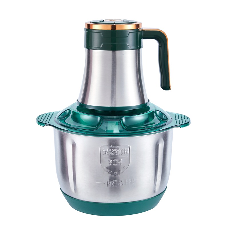 500 Вт Электрический 6 лезвий из нержавеющей стали мощный измельчитель овощей слайсер ручка мясорубка машина