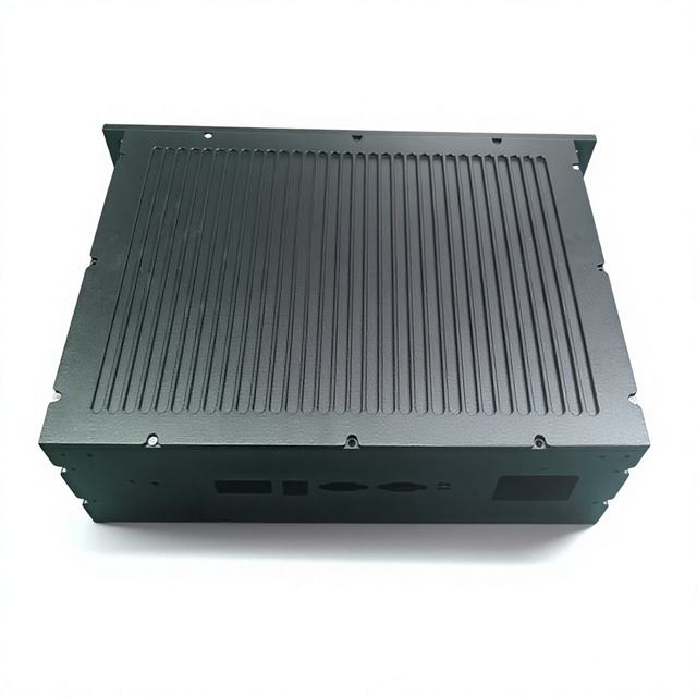1U Ultra Slim Rackmount Chassis Aluminum Alloy Empty Enclosure for Network Firewall Equipment