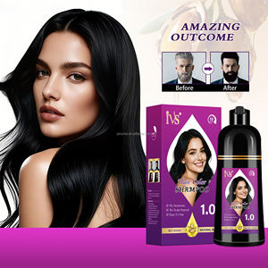 Champú Tinte para <span class=keywords><strong>el</strong></span> <span class=keywords><strong>Cabello</strong></span> Negro Rápido de 400 ml, Colorante Negro Natural Orgánico para Hombres, Productos para Teñir <span class=keywords><strong>el</strong></span> <span class=keywords><strong>Cabello</strong></span> para Cubrir las Canas - Product Image 2