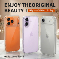 Coque de téléphone magnétique transparente en TPU électroplaqué de haute qualité avec recharge sans fil pour iPhone 18 Pro Max 17 Pro Max 17 Air