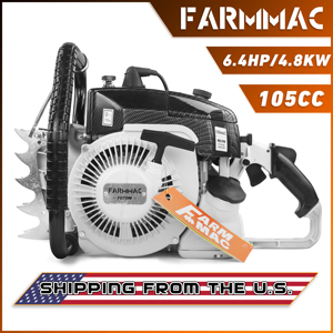 เลื่อยยนต์เบนซิน US Spot FARMMAC 105cc รุ่นเชิงพาณิชย์ กำลังสูง สำหรับมืออาชีพ ผลิตในเยอรมนี สำหรับรุ่น <span class=keywords><strong>070</strong></span> - Product Image 4