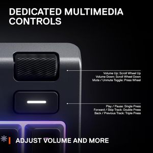 Clavier de jeu <span class=keywords><strong>SteelSeries</strong></span> Apex 3 RGB, éclairage RGB 10 zones, résistant à l'eau IP32, repose-poignets magnétique de qualité supérieure - Product Image 2