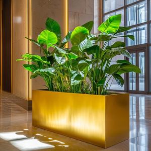 Pots à fleurs en fibre de verre personnalisés, jardinières d'intérieur et d'extérieur, pot à fleurs + pot + <span class=keywords><strong>XXL</strong></span> + pour extérieur, fleurs artificielles en pot - Product Image 3