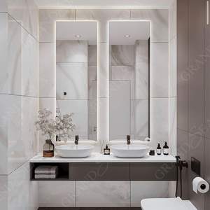Meuble-lavabo mural moderne et élégant de luxe haut de gamme avec lavabo pour salle de bain conçu par le designer <span class=keywords><strong>suisse</strong></span> - Product Image 4