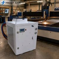 Refroidisseur d'eau laser Frost Axis, système de refroidissement laser CO2 à fibre, refroidisseur industriel, réfrigérant R-410A, contrôle PID 0.1, refroidissement par air