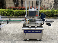 Máquina automática de sellado de tapado giratorio en línea con tornillo de tapa superior de botella de plástico para mascotas para tarros de plástico y taponadora de husillo