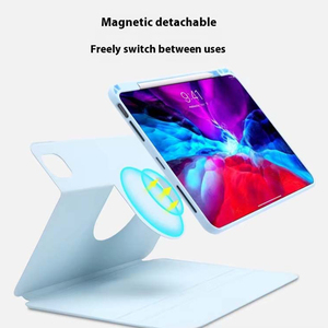 Funda Magnética Desmontable Giratoria para Tablet con Teclado y Ratón, Cubierta de Cuero PU para <span class=keywords><strong>Samsung</strong></span> <span class=keywords><strong>TAB</strong></span> S11 A11 S10+ FE - Product Image 6