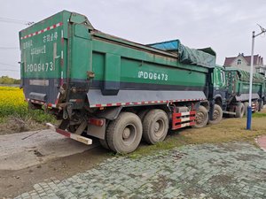 Camión Volquete Ho-Wo 6X4 8*4 340HP 430HP 380HP, Camión Volquete Ecológico Usado en Shanghái - Product Image 5