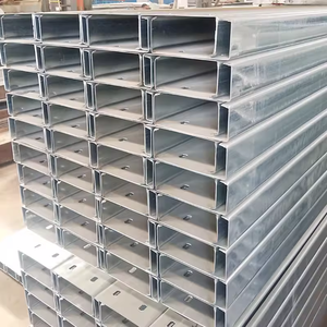 Оцинкованный стальной канал холодного формованного размера, строительный материал, металлический опорный каркас, стальной профиль C типа - Product Image 5