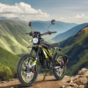 Moto électrique haute performance 3000W de fabrication chinoise, 80 km/h, batterie 72V32Ah, idéale pour l'exploration en extérieur - Product Image 1