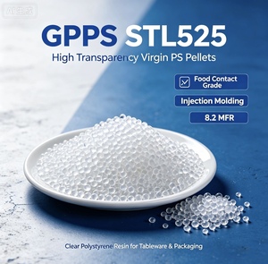 GPPS GP525 Virgin Plastic Pellets Injection Molding Grade High Transparency Food Contact UL 94HB Flame Retardant <b>Polystyrene</b> - Product Image 4