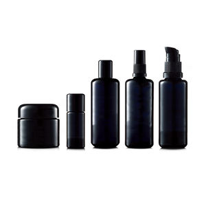 Pot en verre UV noir et ultraviolet 50 ml, pots hermétiques pour herbes 30 g, pots cosmétiques anti-odeur 100 g, emballage pour crème - Product Image 6