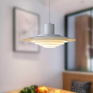 Modern Minimalist <b>Dining</b> <b>Table</b> Pendant Light Creative Bar/Coffee Counter LED Saucer Decorative Lighting Fixture Middle - Product Image 5