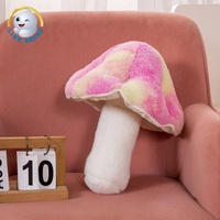 Nouvelle Coussin-Peluche Adorable en Forme de Petite Fleur Venimeuse et de Petit Champignon, Simulation de Couleurs Magiques, Poupée pour Enfants, Rembourrage en Coton PP Multicolore, 32 cm