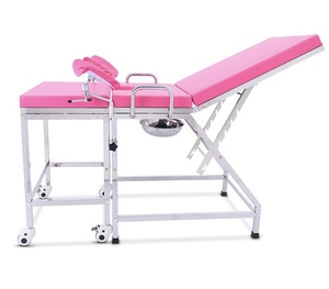 Cama de Exploración Ginecológica Manual Hochey, Silla de Exploración Simple para Hospital, Mesa de Obstetricia Plegable Médica - Product Image 6