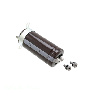 ตัวเก็บประจุแบบติดตั้งบนแชสซี Original CAP ALUM 680UF 20% 400V SCREW CH 680 uF LQR2G681MSEC - Product Image 1