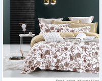 Ensembles de Couvre-Lits d'Été en Coton Imprimé 7 Pièces - Collection Personnalisée de Couette et Taies d'Oreiller