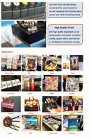 Imprimante d'étiquettes numérique UV automatique haute vitesse pour coques de téléphone personnalisées, format A3, 30 cm, RIP