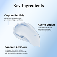 Vente en gros de lotion anti-âge au peptide de cuivre pour le visage hydratant réparation de la peau traitement raffermissant et anti-rides