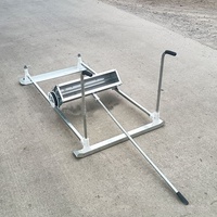 Planteuse de semis de riz agricole, petite machine à pousser à la main de 9 pouces, plateau de transplantation, semoir, machine à semer, élevage