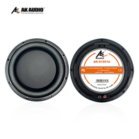Subwoofer ultrafino de 10 pulgadas de grado profesional Subwoofer delgado de 10 pulgadas-Kit de actualización de audio de coche personalizado