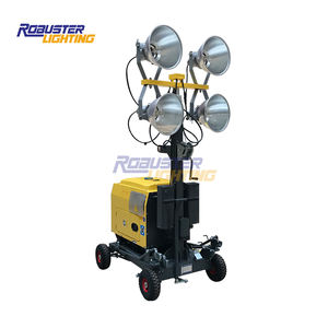 4x400 watt luci Mobile torre luce Diesel generatore - Product Image 1