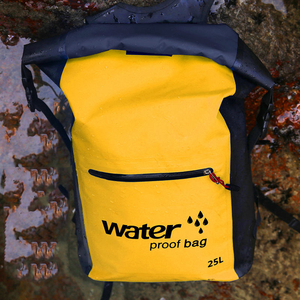 PVC Waterproof Dry Bag Roll Top Backpack <b>Heavy</b> <b>Duty</b> Wear-Resistant Outdoor <b>Sack</b> River Rafting Swimming Floating Backpack - Product Image 5