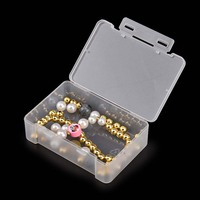 Petite boîte d'emballage cosmétique en PP de qualité alimentaire avec couvercle, pour cadeaux et bijoux, personnalisable, matériaux recyclés, option logo personnalisé, 80x52x25mm