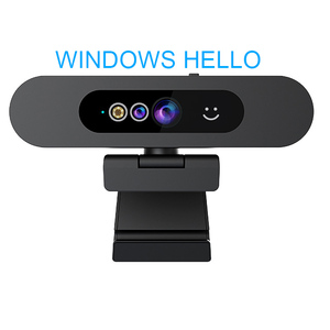 เว็บแคม Hello 1080P พร้อมฝาครอบป้องกันความเป็นส่วนตัว 90 มุมมองกว้างและการจดจำใบหน้าสำหรับพีซี/แล็ปท็อป เว็บแคม Hello - Product Image 1