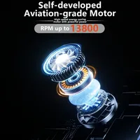 Ventilateur portable à main, 100 vitesses réglables, turbo, affichage numérique, cadeaux pour femmes et hommes, voyage/camping/extérieur