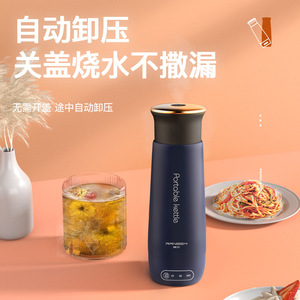 Portable Kettle 300Ml Electric Heating Cup With Temperature Control Travel Use - Product Image 1