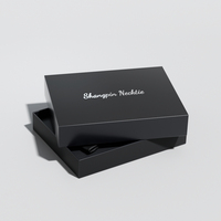 Boîte cadeau auto-érectible avec logo personnalisé, gaufrage, papier artistique, doublure en éponge, luxe moderne, faite à la main, pour téléphone portable et électronique grand public