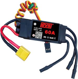 ESC Brushless en plastique pour Skywalker V2, 20A 30A 40A 50A 60A 80A 100A 120A 2-6S pour avions RC - Product Image 1