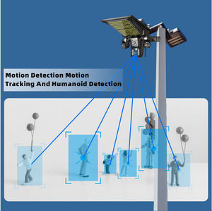 9MP V380 Pro Outdoor Solar Powered Wireless PTZ <strong>Camera</strong> 3 Lenses CCTV <strong>Security</strong> 4G Sim Card Solar Street <strong>Light</strong> <strong>Camera</strong> - Product Image 4