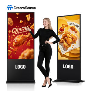 Affichage numérique immobiliaire ultra-mince 43'' à double écran tactile, système Android, haute luminosité, pour vitrine et ascenseur - Product Image 1