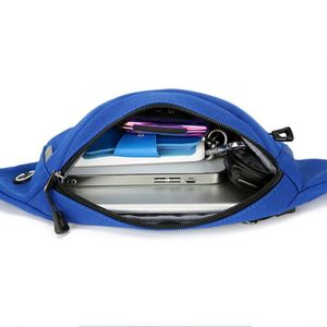 Custom Logo Adjustable Zippered Fanny Pack Lightweight Crossbody Waist Bag for Sports Promotions - Product Image 4