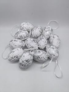 شنقا 6 أبيض عيد الفصح الذهب أو الفضة رسمت لوازم عطلة - Product Image 4