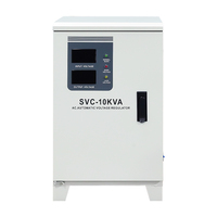 Stabilizer Tegangan Servo Satu Fasa SVC-10KVA AC AVR 10000VA Layar Digital untuk Penggunaan SVC