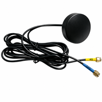 Antenne de cabinet combo GPS 4G 28dBi 5dBi Gain Câble RG174 3m Connecteur SMAMale Impédance 50 Ohm Polarisée verticalement Diamètre de montage 48mm