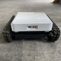 Tondeuse à gazon télécommandée, tondeuse à gazon à batterie lithium-ion longue durée, tondeuse à gazon compacte de qualité industrielle