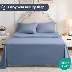 Großhandel Premium Mikrofaser-Kühlbettwäsche-<span class=keywords><strong>Set</strong></span> mit Tiefen Taschen, Bettlaken-<span class=keywords><strong>Set</strong></span> - Product Image 5