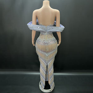 नोवेशन y4532 स्ट्रैपलेस प्रीम ड्रेस 2025 ग्लैमरस पोशाक के लिए ग्लैमरस कपड़े - Product Image 3